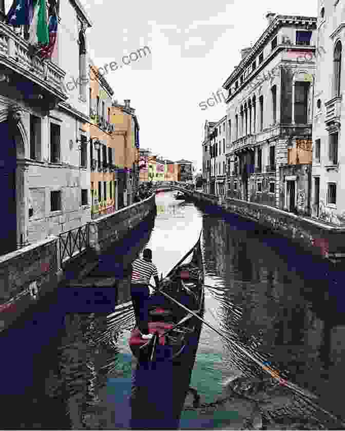 A Gondola Floating Down A Narrow Canal In Venice, With Colorful Buildings Lining The Banks Travel Mania: Stories Of Wanderlust