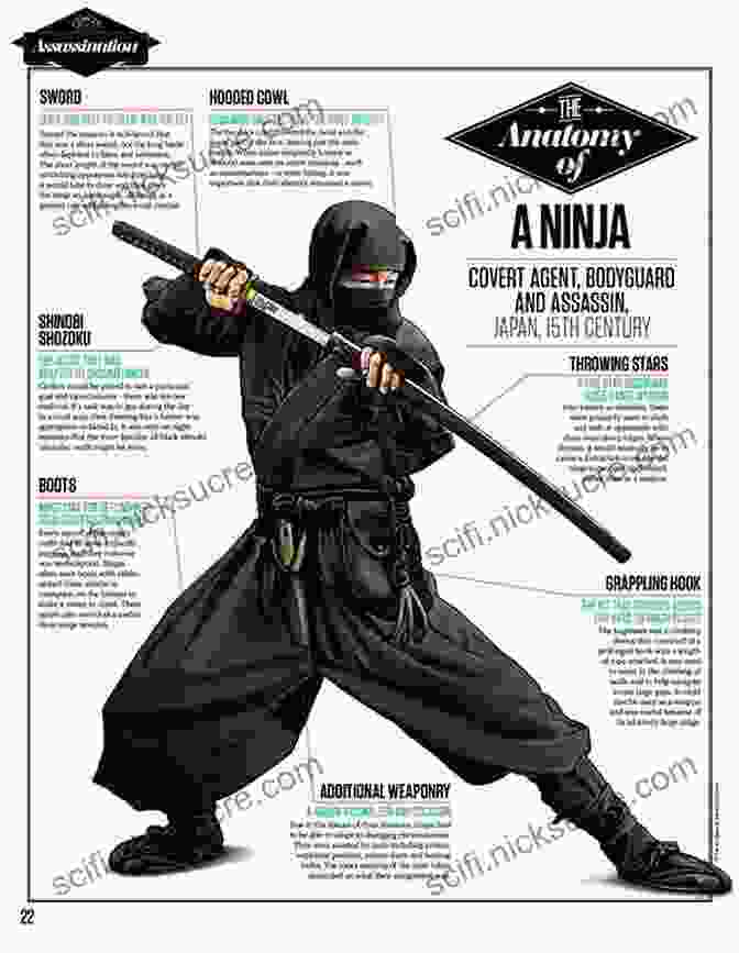 A Ninja Master In Traditional Attire, Holding A Sword And Shuriken The Art Of Life And Death: Lessons In Budo From A Ninja Master