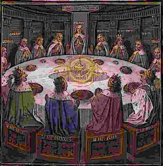 Sir Gawain Seated At The Round Table Gawain (Knights Of Excalibur 1)