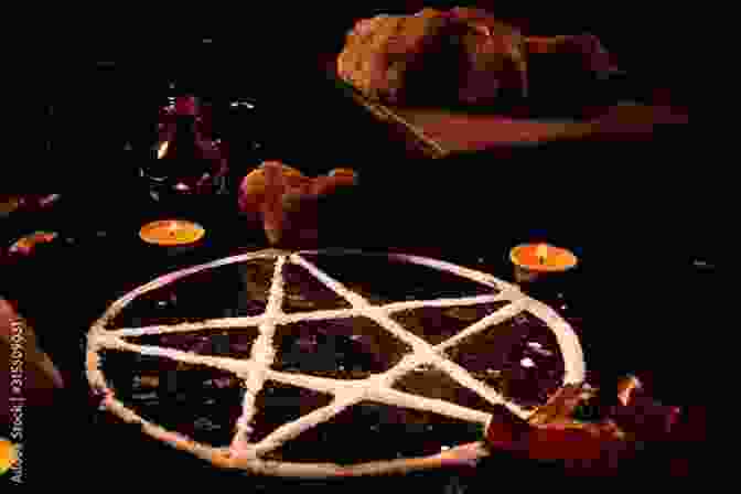 Tom Billinge, The Satanic Warlock, Surrounded By Candles And Ritual Objects The Satanic Warlock Tom Billinge