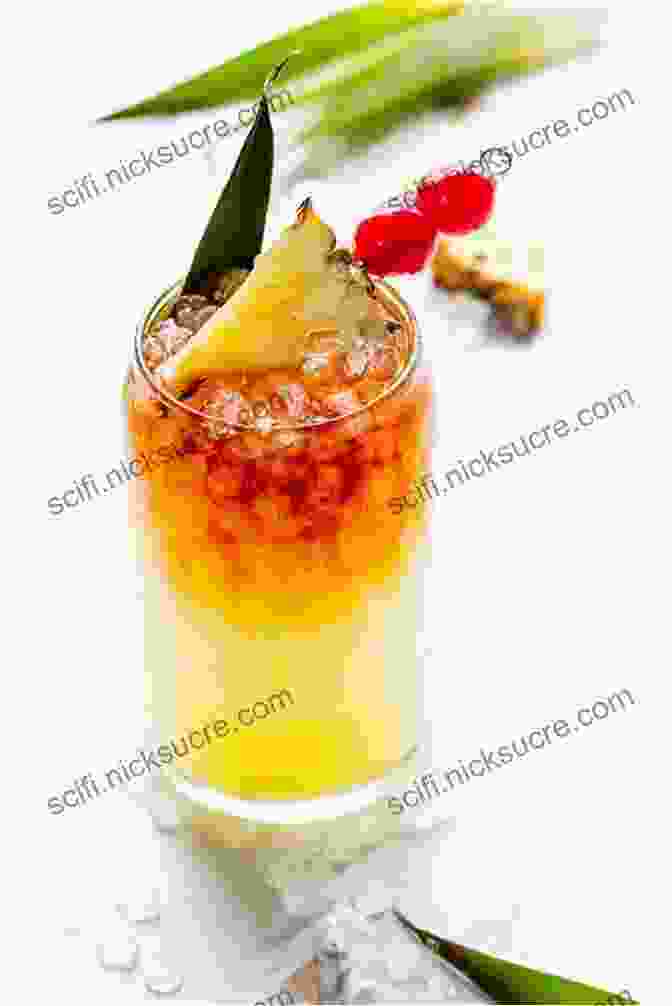 Tropical Mai Tai Served In A Tiki Mug, Garnished With A Pineapple Wedge And Cherry, Representing The Vibrant Flavors And Exotic Charm Of Hawaiian Cocktails. Easy Tropical Cooking: Delicious Caribbean Island And Hawaiian Recipes